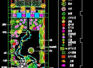 某公司庭院景觀綠化設(shè)計平面圖免費(fèi)下載 園林綠化及施工